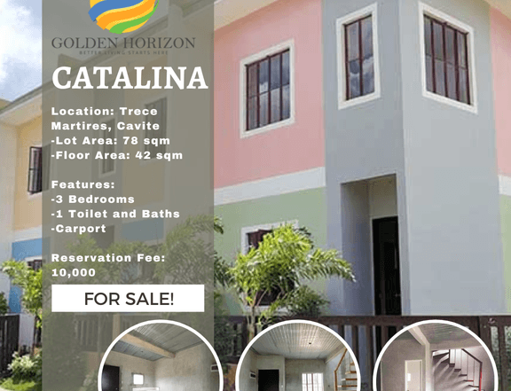 3BR Catalina Villas Townhouse For Sale in Trece Martires Cavite