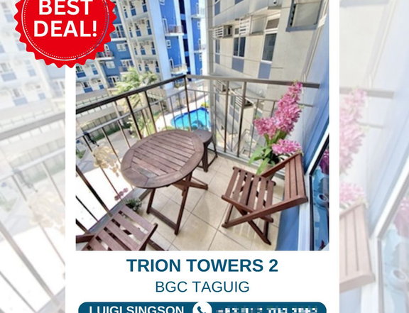 GOOD DEAL BELOW ZONAL VALUE 1BR TRION TOWERS 2 BGC TAGUIG