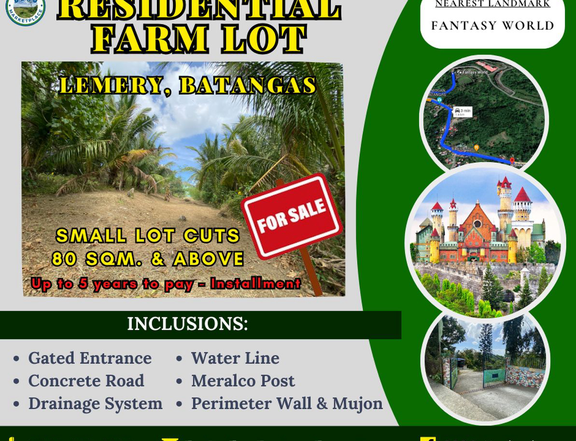 Residential-Farm Lot For Installment