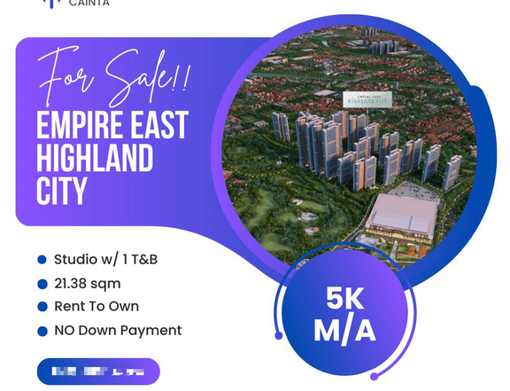 21.38 sqm Studio Condo For Sale in Cainta Rizal No Down Payment