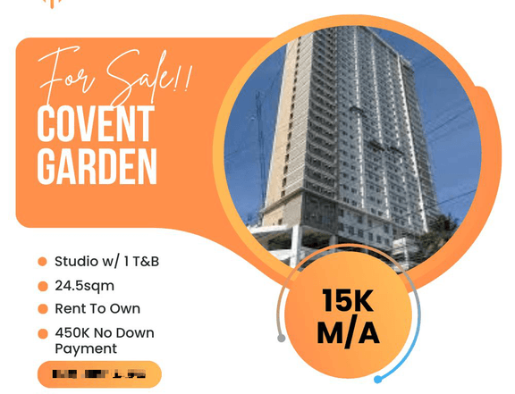 Studio Condo Residential Condo For Sale in New Manila San Juan Manila Rent to own