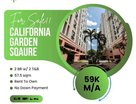 120K To Move In Condo in Mandaluyong California Garden Square Rent To Own 2 BR