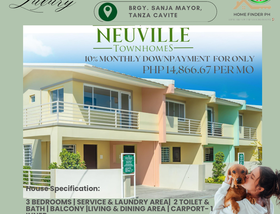 3-bedroom Townhouse For Sale in Tanza Cavite