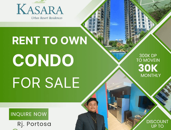 Studio for sale at Kasara 300k DP Move in agad rush near Megamall, Bgc, Makati