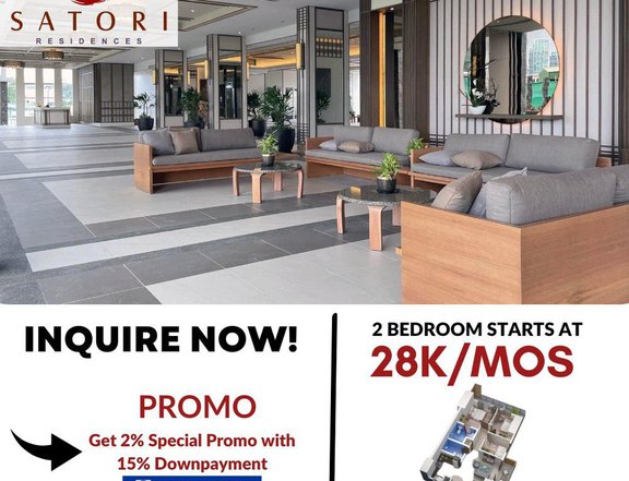 Discounted 55.50 sqm 2-bedroom Condo For Sale in Pasig Metro Manila