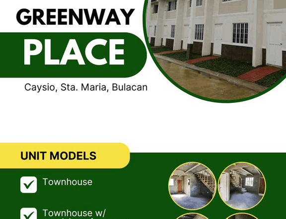 2-3 Provision Bedroom Townhouse For Sale in Santa Maria Bulacan