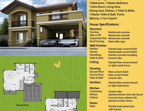 5-bedroom Single Detached House For Sale in  Iloilo ( Big Lot)