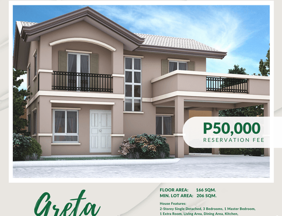 5 BR House and Lot For Sale in Cavite - Greta
