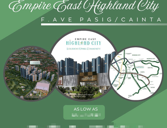 1 BR Condo ln Condo For Sale in Cainta Rizal Rent To Own No Down Payment