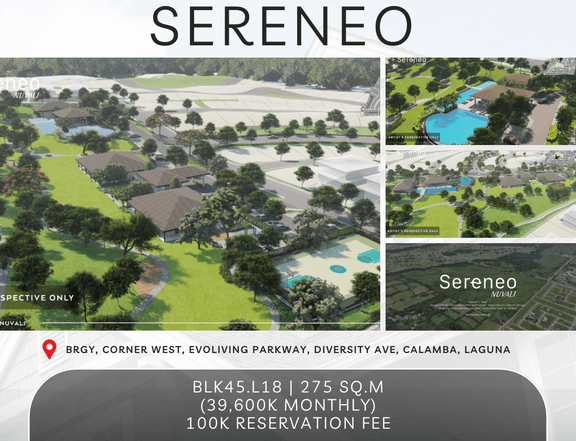 Residential Lot In Nuvali Calamba Laguna - Sereneo by ALVEO Land an Ayala Land Company