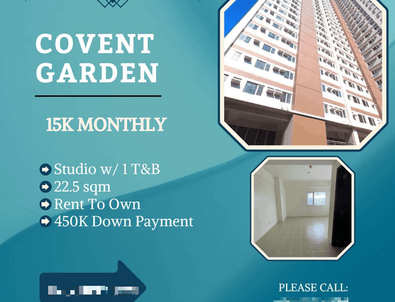 450K To Move In 24.50 sqm Studio Condo For Sale in Sta Mesa Manila