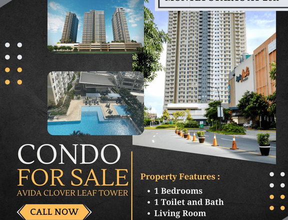 1 Bedroom Condo Unit For Sale in Quezon City Avida Towers Cloverleaf