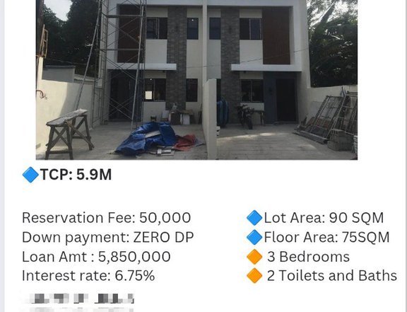 GUAVA DUPLEX 90 SQM LOT AREA 3BR 2TB ANTIPOLO