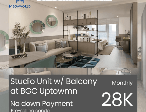 Studio Unit At Uptown BGC - Pre-selling Condo | Property Investment