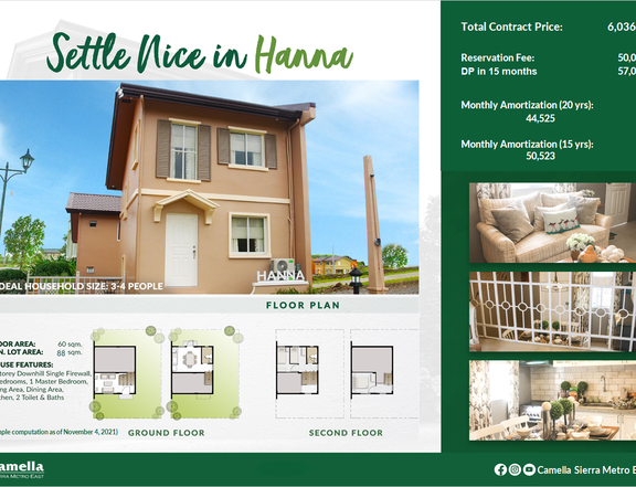 2-Storey Multi-level House and Lot in Rizal | Hanna