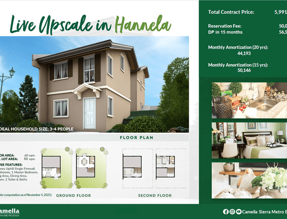 2-Storey Multi-level House and Lot in Rizal | Hannela