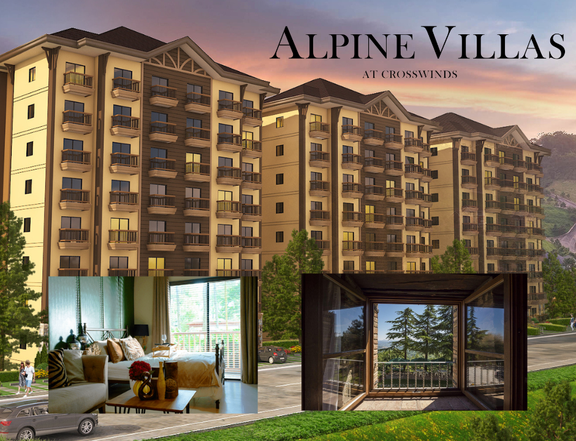 Alpine Villas 1-bedroom Condo For Sale in Crosswinds Tagaytay