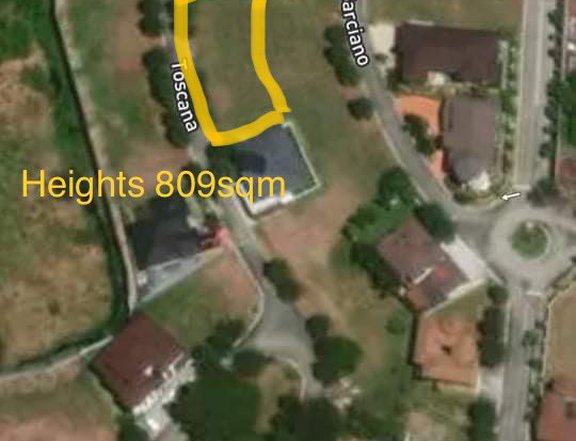 809sqm  Residential lot for sale in Portofino Daang-Hari Alabang