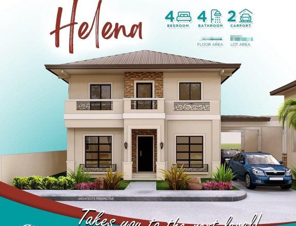 For Sale House And Lot 4-Bedroom| 2 Carport In Andorra Solana Casa Real Pampanga | Helena Model Unit