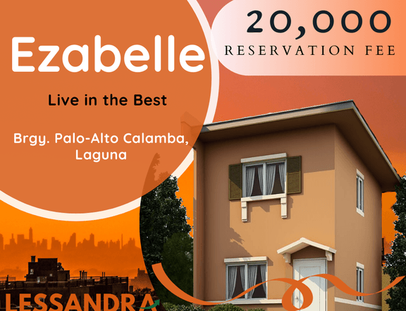 Affordable House and Lot in Lessandra Calamba - Ezabelle Pre Selling