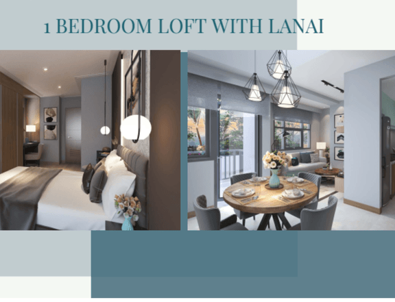 1 Bedroom Loft with Lanai, The Upper East by Megaworld, Bacolod City, Negros Occidental.