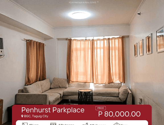 3 Bedroom Condominium for Rent in Penhurst Parkplace, BGC, Taguig City