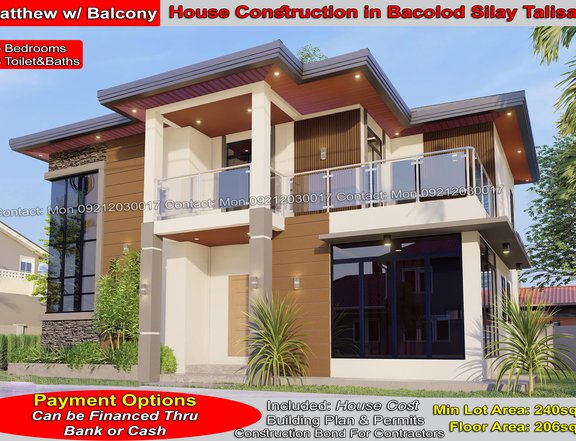 Matthew House Construction in Bacolod, Silay, Talisay & Bago City