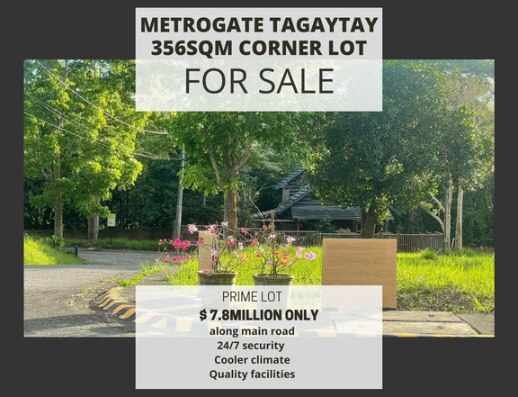 Metrogate Tagaytay Estate Lot for Sale