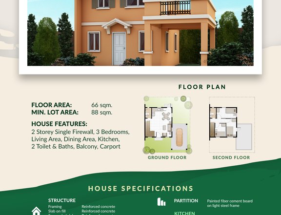 3-Bedroom House & Lot (Pre selling)