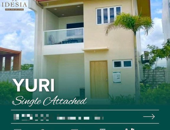 2BR Single Detached Yuri House Model For Sale at Idesia Heights Dasma Cavite