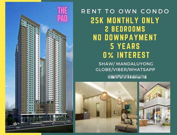 Condo in Mandaluyong 380 DP RENT TO OWN 2BR MOVEIN RFO PIONEER BGC MRT