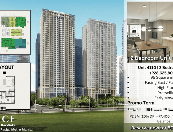 Property Investment  at Rosario, Pasig City - Lattice at Parklinks by ALVEO