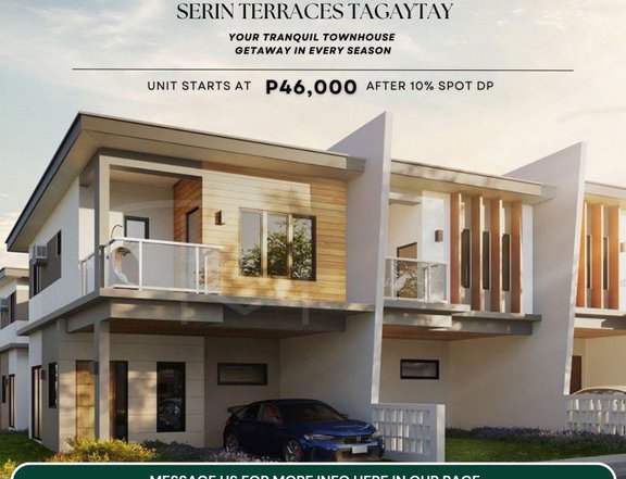 Townhouse by Avida land in Tagaytay