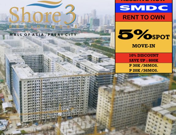 SMDC Shore 3 RESIDENCES Condo FOR SALE in Mall Of Asia ,Pasay City