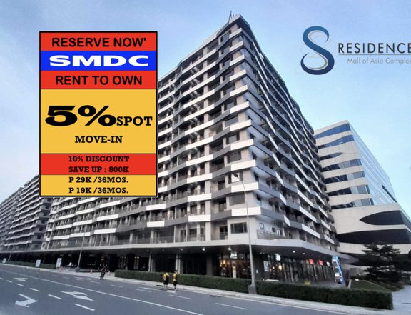 SMDC S Residences Condo FOR SALE in  Mall of Asia ,Pasay City