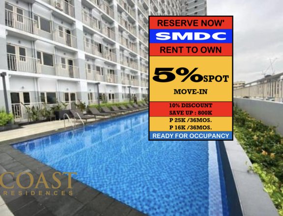 SMDC Coast  Residences Condo FOR SALE in Roxas Boulevard ;Pasay City