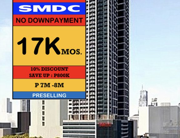 SMDC SANDS RESIDENCES Condo FOR SALE in Roxas Boulevard ;Manila City
