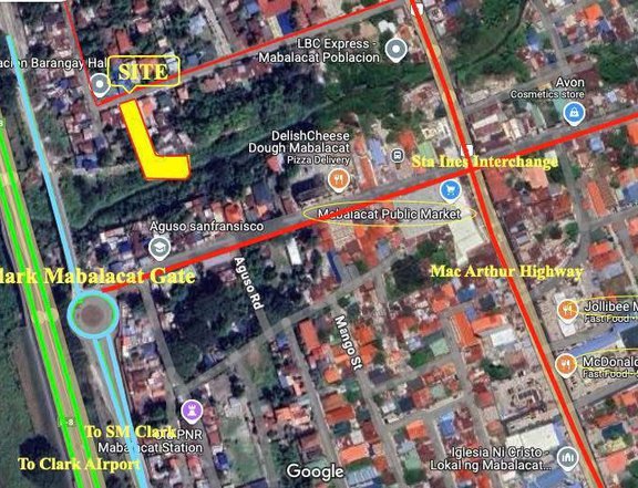 RUSH SALE LOT IDEAL FOR LIGHT WAREHOUSES / RESORTS / APARTMENTS IN PAMPANGA NEAR CLARK