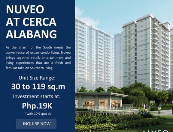 29sqm studio type. Nuveo Tower1 it is pre selling.