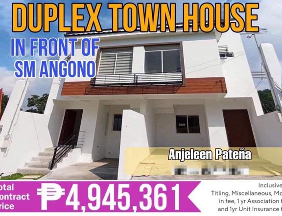 3-bedroom Townhouse For Sale in Angono Rizal