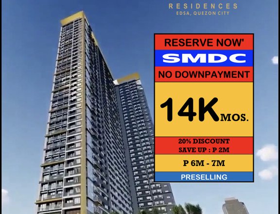 Condo for Sale in Quezon City, Edsa GMA sta. at SMDC Glam Residences
