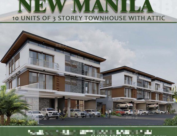 Semi - Detached Townhouse For Sale in Quezon City