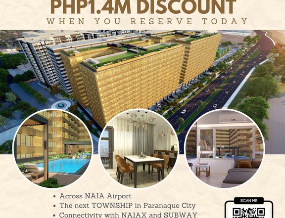 23.00 sqm 1-bedroom Condo For Sale in Paranaque Metro Manila