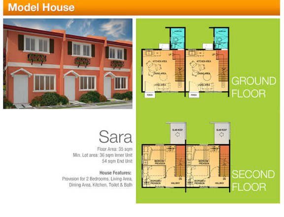 2-bedroom Spanish Townhouse For Sale in Batangas (Sara IU)