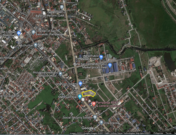 COMMERCIAL LOT WITH FENCE IN PAMPANGA NEAR NEW SAN FERNANDO PUBLIC MARKET