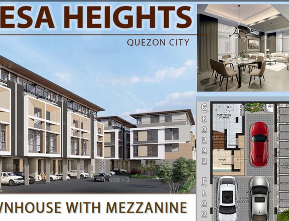 Ready For Occupancy 4-bedroom Townhouse For Sale in Sta Mesa Heights Quezon City