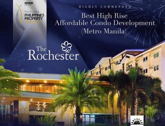 3BR  2T&B W/BALCONY RENT TO OWN CONSO NEAR BGC THE ROCHESTER GARDEN READY FOR OCCUPANCY