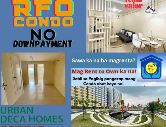 Rent to own condominiums No down payment here in Pasig
