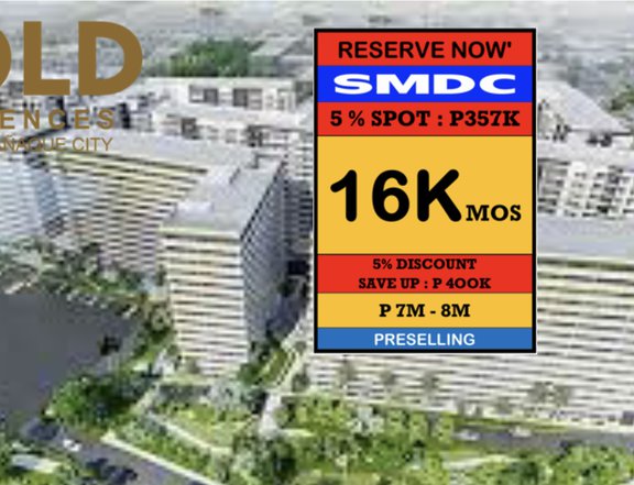 Condo for Sale in Paranaque City, Naia Airport at SMDC GOLD Residences