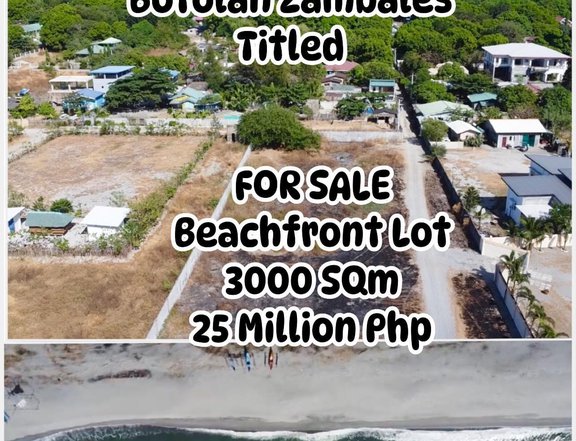 Best investment beachfront Lot for business and vacation house